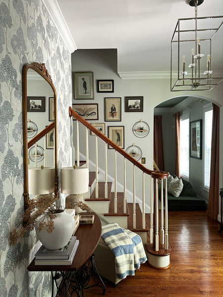 plant-shelf-duo-mixed-metal-in-gallery-wall-stairwell-braidandwood