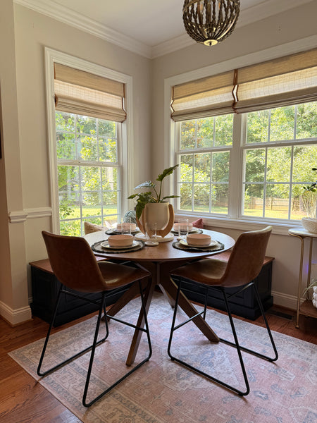 nested-plant-stand-modern-dining-tablescape-breakfast-nook-braidandwood