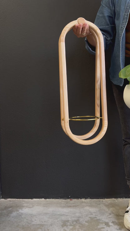assembly video for frame wall planter + pot by Braid &amp; Wood