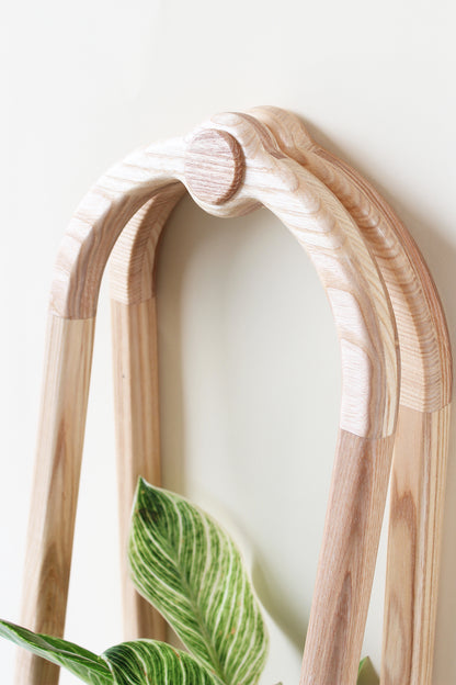 top of obround frame wall planter by braid &amp; wood